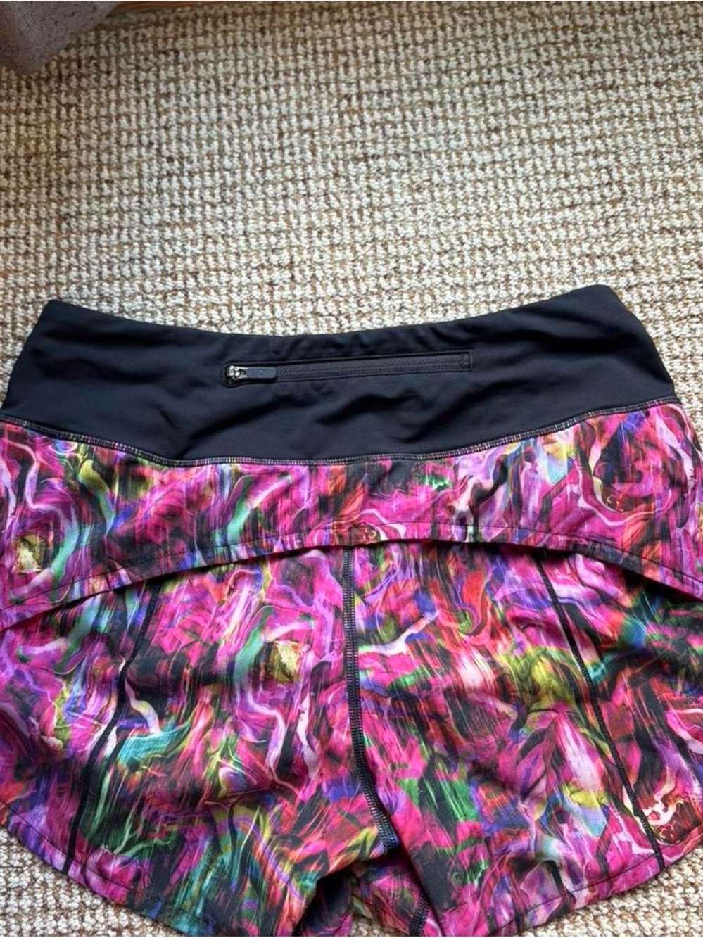 lululemon athletica Black Zippered Activewear Piece